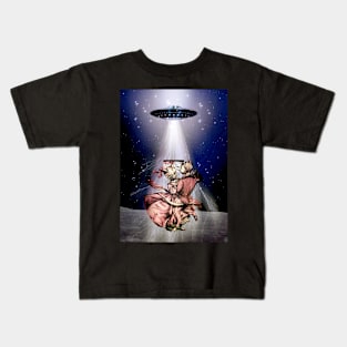 Dancing Cats on The Moon Kids T-Shirt